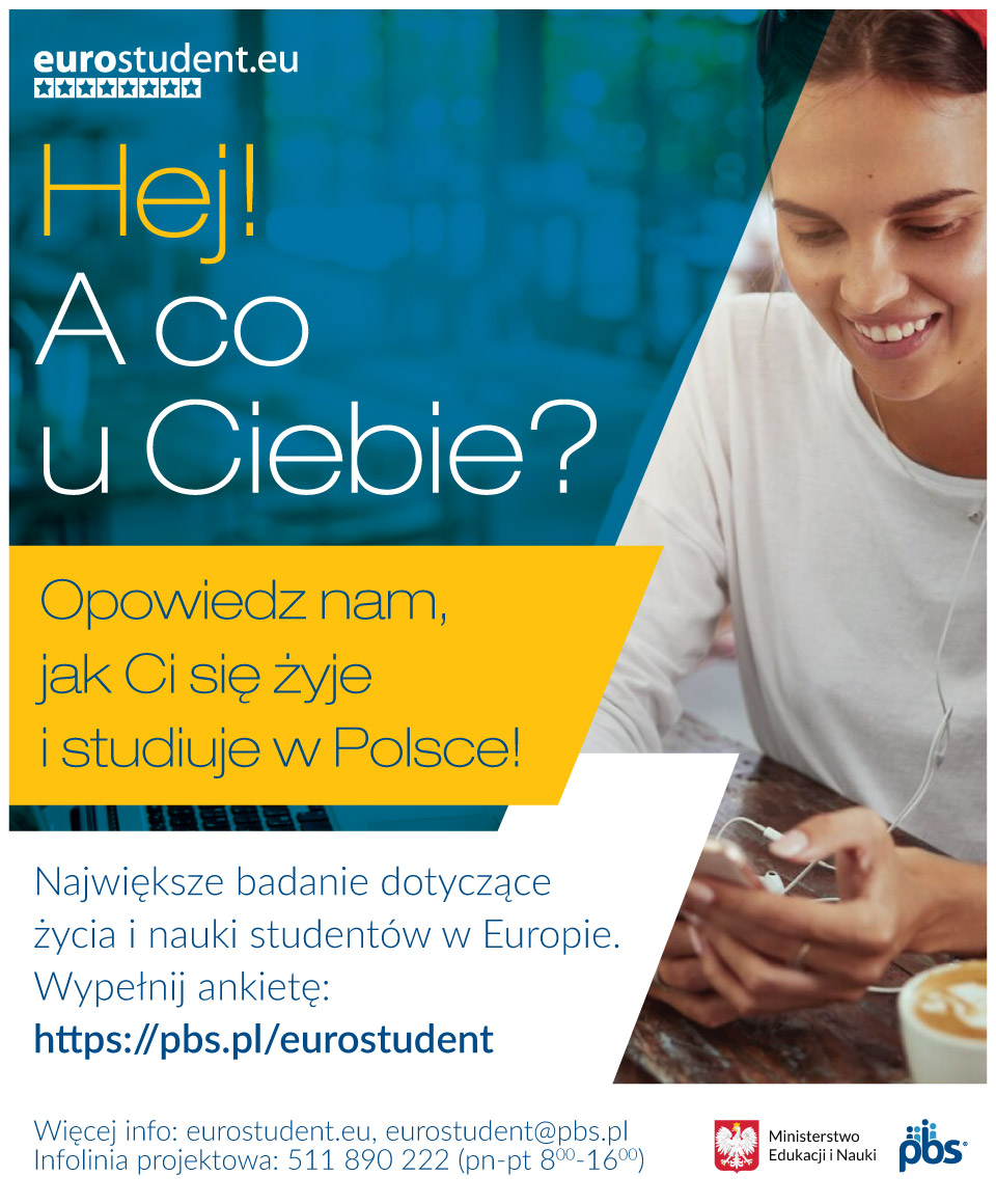 EUROSTUDENT – Badanie online studentów w Polsce plakat