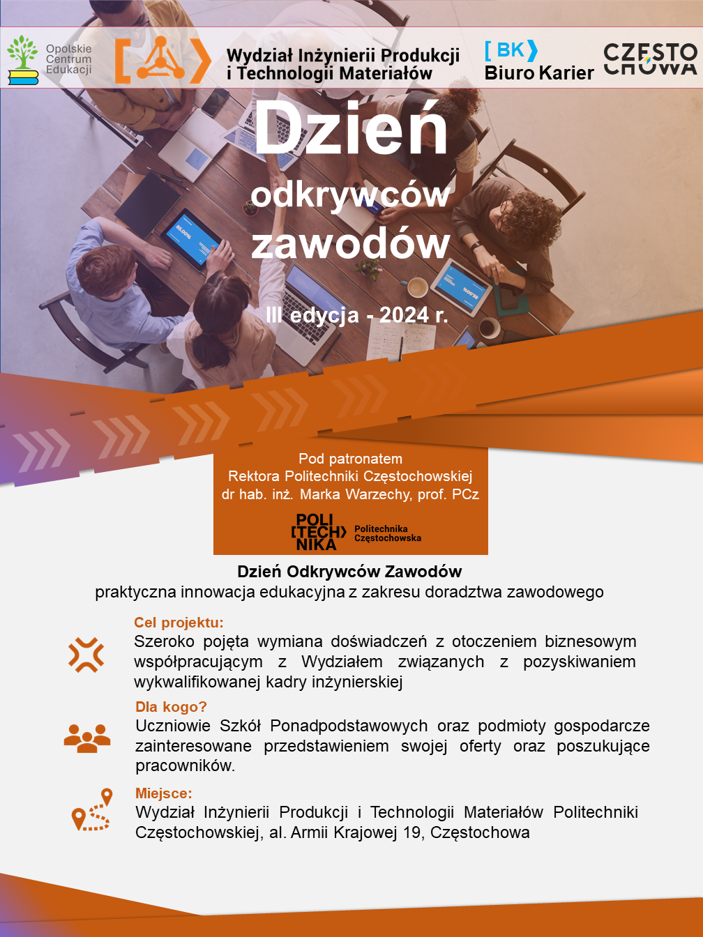 Dzień Odkrywców Zawodów 2024 plakat