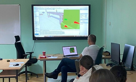 Zajęcia w ramach projektu "Zielone Kompetencje Przyszłości i nowe technologie w branży hutnictwa - interpretacja i implementacja przez sektor kultury"