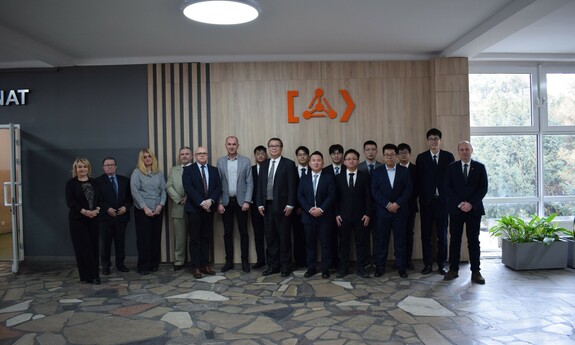 Uroczyste powitanie delegacji NCUT