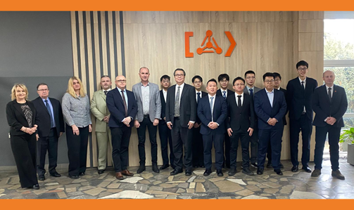 Wizyta delegacji z North China University of Technology na Wydziale Inżynierii Produkcji i Technologii Materiałów