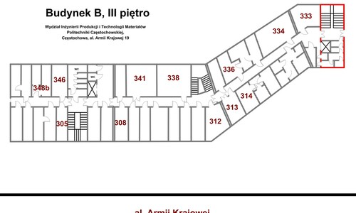 Budynek B - III piętro/ Building B - 3rd floor 