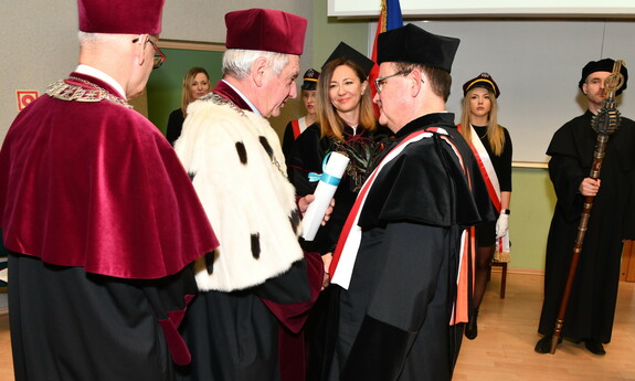 Uroczystość nadania tytułu Doktora Honoris Causa Politechniki Częstochowskiej prof. drowi  hab. Pawłowi KULESZY. Gratulacje.