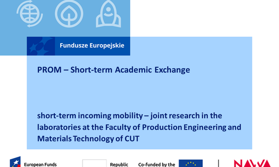Program PROM &ndash; kr&oacute;tkookresowa wymiana akademicka jest finansowany ze środk&oacute;w Unii Europejskiej 