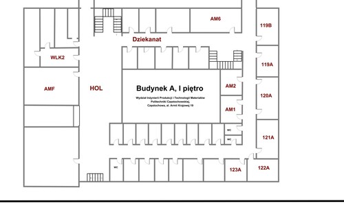 Budynek A - I piętro/ Building A - 1st floor