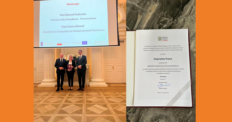 Powołanie dr hab. inż. Sylwii Wencel, prof. PCz do Krajowego Zespołu Konsultantów Branżowych