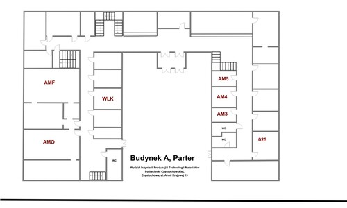 Budynek A - parter/ Building A - ground floor