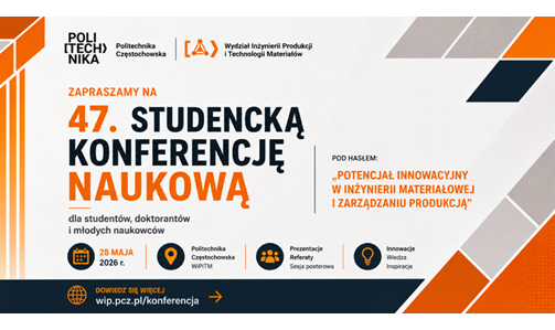 XVLII Studencka Konferencja Naukowa 2026 - Zobacz program